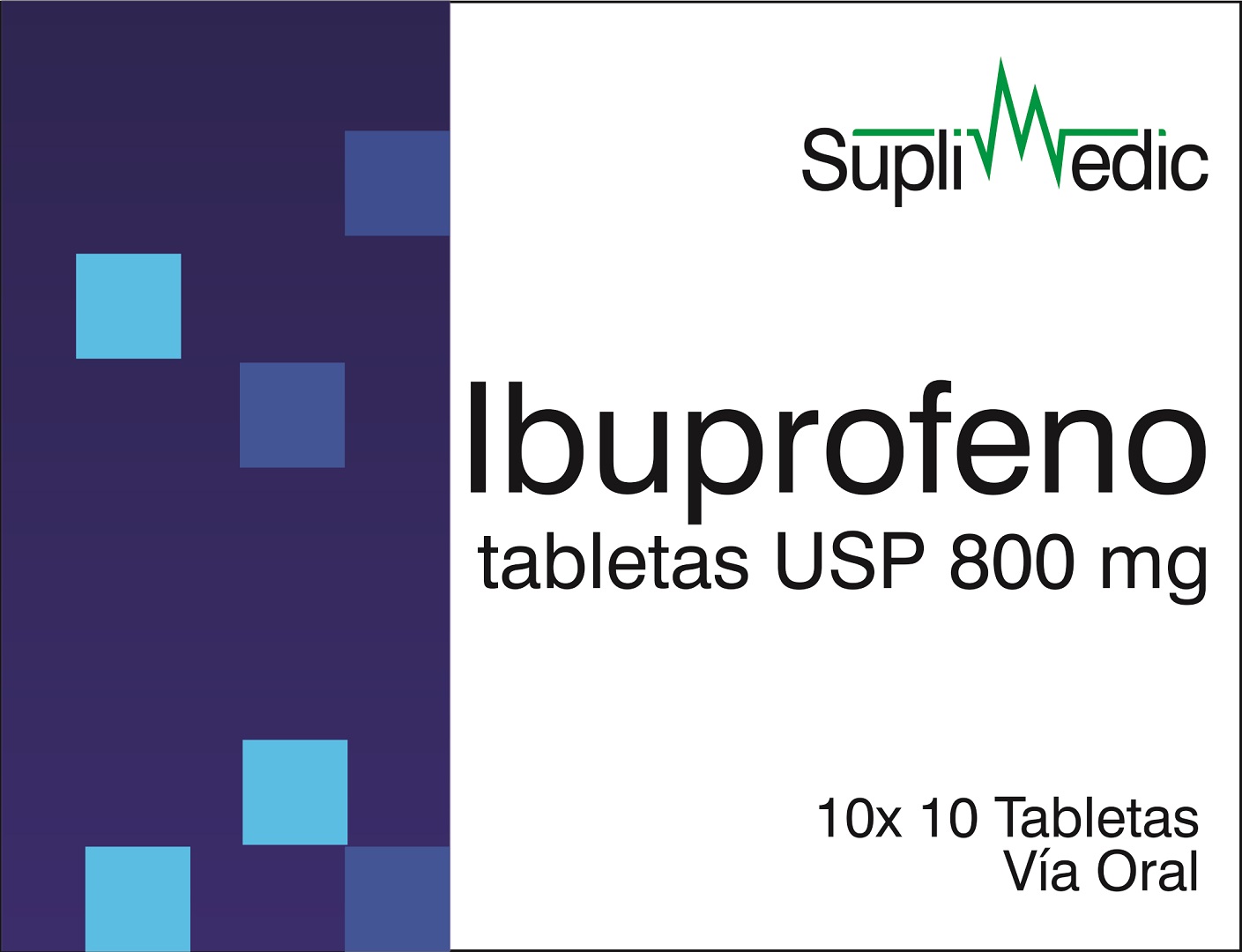 Ibuprofen Tablets USP 800mg SupliMedic