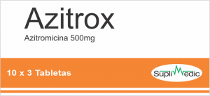 Azitrox – Azitromicina 500 mg – 10 x 3 Tab