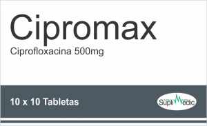 Cipromax – Ciprofloxacina 500 mg – 10 x 10 Tab