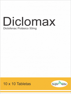 Diclomax – Diclofenac Potassium 50 mg – 10x10 Tab