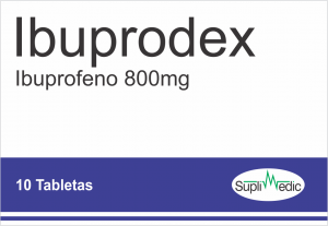 Ibuprodex – Ibuprofeno 800 mg – 10 Tabletas