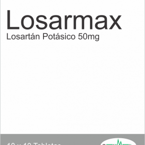 Losarmax – Losartan Potassium 50 mg – 10x10 Tab