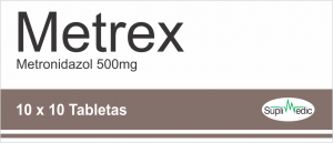 Metrex – Metronidazol 500 mg – 10x10 Tab