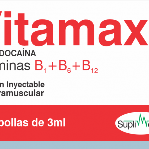 Vitamax – 3 Ampoules x 3 ml (Vitamin B1 + B6 + B12 Injectable Solution I.M.)